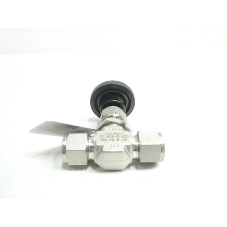 Lot De 2 Vannes à Aiguille Manuelles Swagelok SS-1RS6 - Inox 5000 Psi 3/8" - Neuf Sans Emballage